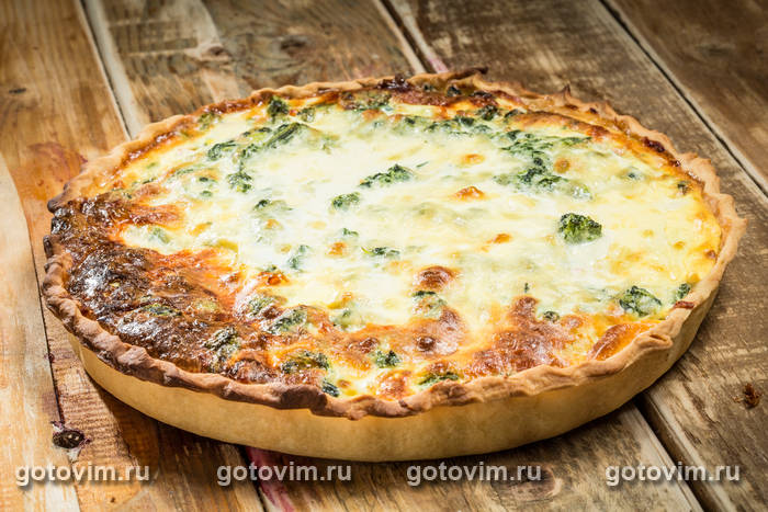 Лоранский пирог с курицей, грибами и брокколи Лоранский пирог с курицей, грибами и брокколи