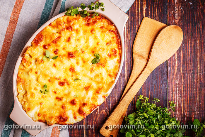Запеканки с сосисками и макаронами Запеканки с сосисками и макаронами