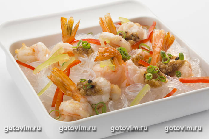 Фунчоза с морепродуктами Фунчоза с морепродуктами