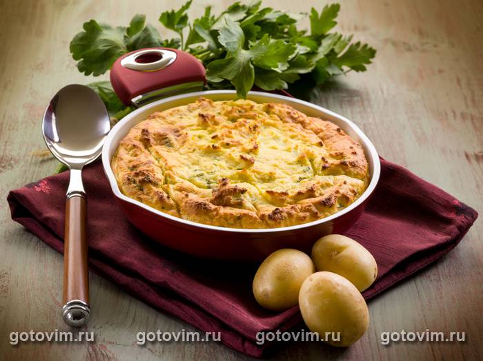Простой картофельный пирог Простой картофельный пирог