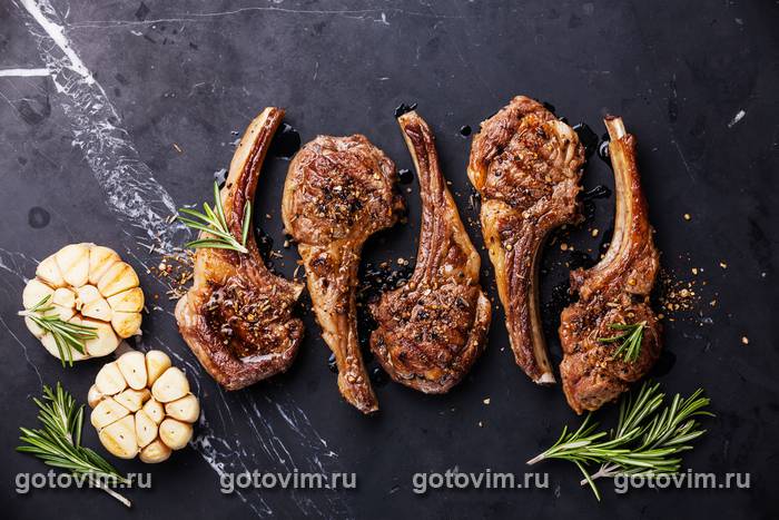 Ребрышки ягненка на гриле
