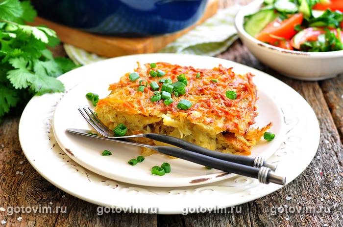 Картофельный кугель Картофельный кугель
