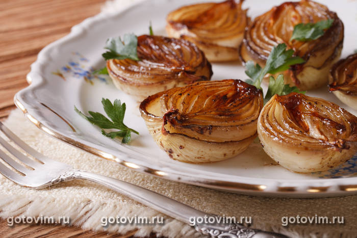 Карамелизованный красный лук Карамелизованный красный лук