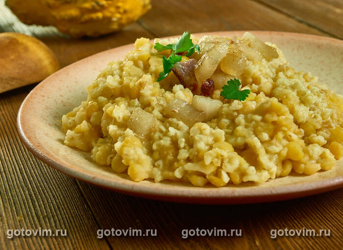 Шюпинис - ячневая каша с горохом и овощами по-литовски Шюпинис - ячневая каша с горохом и овощами по-литовски