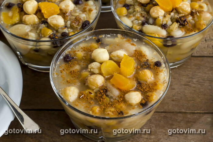 Турецкий десерт ашуре или Ноев пудинг (Dessert Asure, Noah Pudding или Ashura) Турецкий десерт ашуре или Ноев пудинг (Dessert Asure, Noah Pudding или Ashura)