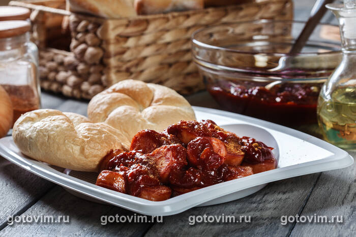Немецкие колбаски карривурст (Currywurst) Немецкие колбаски карривурст (Currywurst)