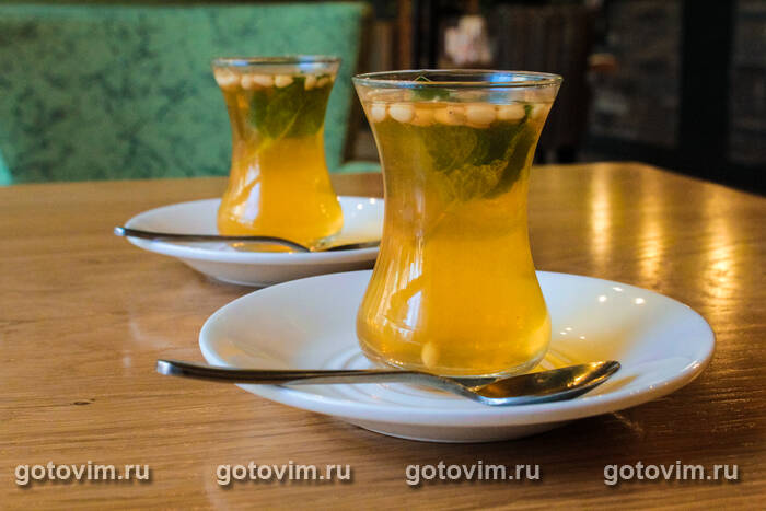 Турецкий чай с мятой и кедровыми орехами Турецкий чай с мятой и кедровыми орехами
