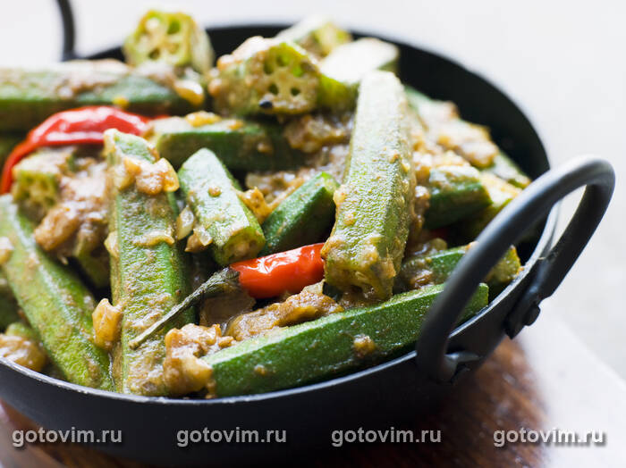Бхажи из бамии (Bhindi Bhaji) Бхажи из бамии (Bhindi Bhaji)