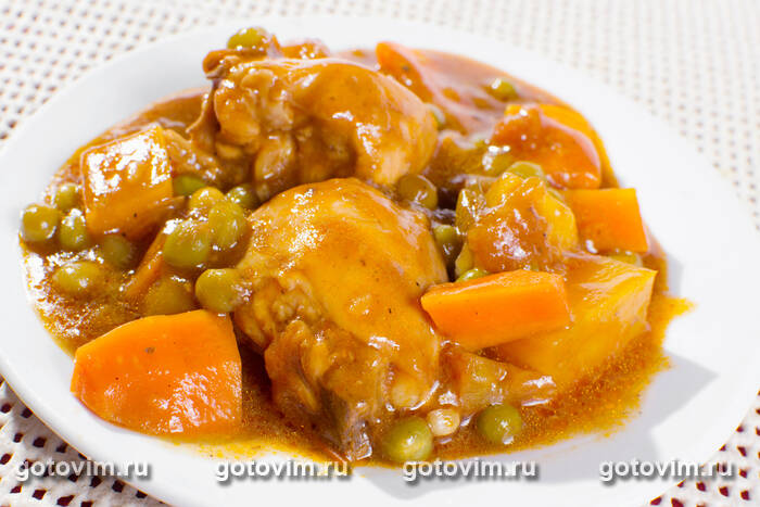 Афритада - рагу из курицы в томатном соусе по-филиппински Афритада - рагу из курицы в томатном соусе по-филиппински