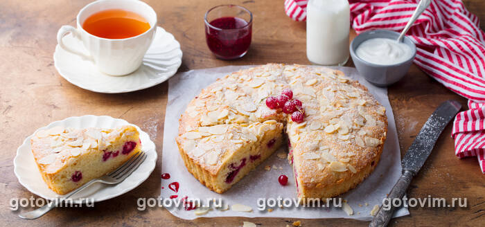 Миндальный тарт Бейквелл с малиной (Bakewell Tart) Миндальный тарт Бейквелл с малиной (Bakewell Tart)