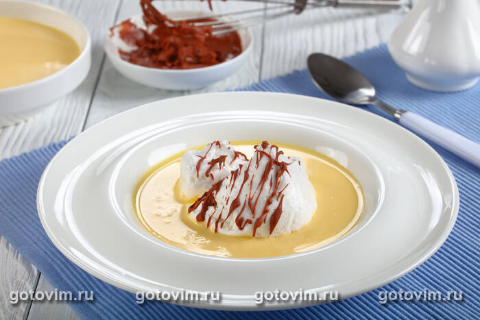 Десерт «Плавающий остров» (Ile Flottante - Floating Island) Десерт «Плавающий остров» (Ile Flottante - Floating Island)