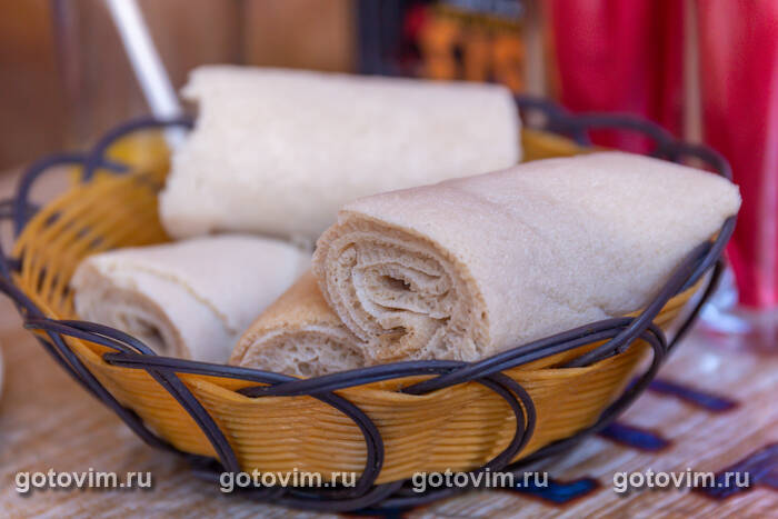 Инджера - традиционный эфиопский хлеб (Bread Injera) Инджера - традиционный эфиопский хлеб (Bread Injera)