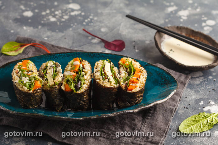 Онигирадзу - рисовый сэндвич (Onigirazu sushi sandwich) Онигирадзу - рисовый сэндвич (Onigirazu sushi sandwich)