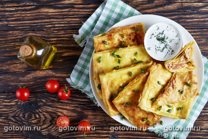Мсеммен или марокканские лепешки с мясной начинкой (Ground Chicken Stuffed Msemen Rghaif) Мсеммен или марокканские лепешки с мясной начинкой (Ground Chicken Stuffed Msemen Rghaif)