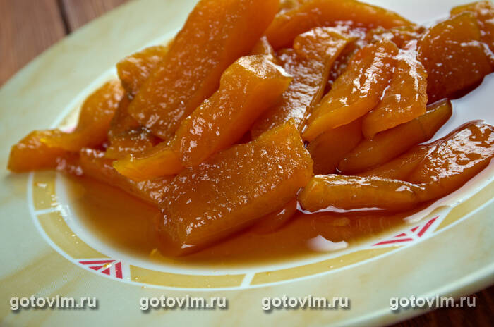 Засахаренная тыква по-мексикански (Calabaza con azucar moreno) Засахаренная тыква по-мексикански (Calabaza con azucar moreno)