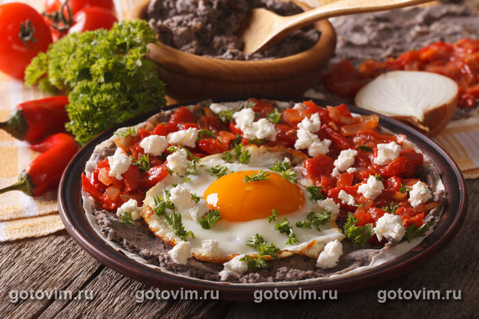Уэвос ранчерос - мексиканский завтрак (Huevos Rancheros) Уэвос ранчерос - мексиканский завтрак (Huevos Rancheros)