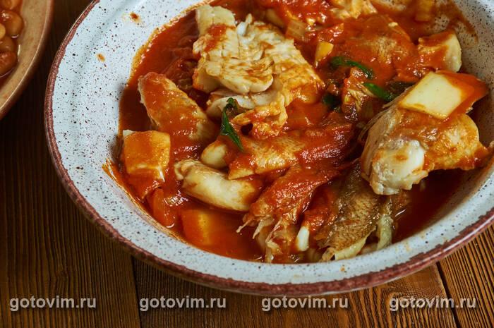 Макаябу - тушеная соленая треска с овощами (Makayabu) Макаябу - тушеная соленая треска с овощами (Makayabu)