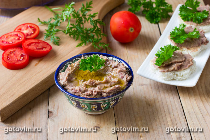 Паштет зимний из красной фасоли Паштет зимний из красной фасоли