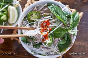 Вьетнамский суп Фо Бо с говядиной (Pho Bo)