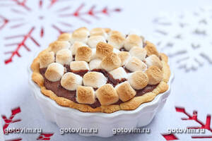 Смор - американский десерт из печенья, шоколада и маршмеллоу (Easy Pan Smores)