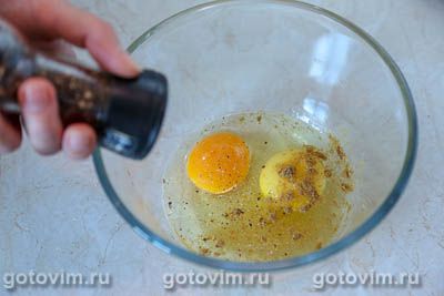 Жареные баклажаны с яйцом и мукой, Шаг 04