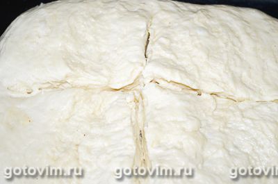 Домашний белый хлеб в тосканском стиле, Шаг 03