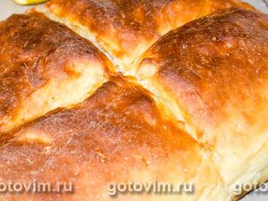 Домашний белый хлеб в тосканском стиле