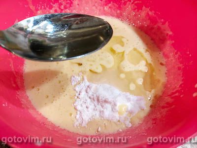 Бисквитное пирожное из тыквы с сырным кремом, Шаг 03
