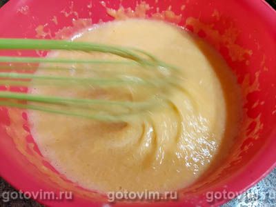 Бисквитное пирожное из тыквы с сырным кремом, Шаг 05