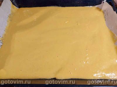 Бисквитное пирожное из тыквы с сырным кремом, Шаг 06