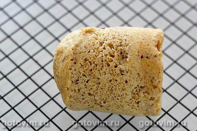 Быстрый хлеб в микроволновке из 4-х видов муки на кефире, Шаг 08