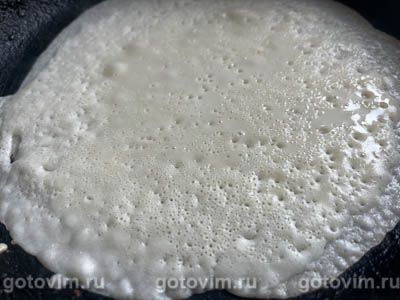 Блинный мясной пирог с сыром моцарелла и соусом бешамель, Шаг 02