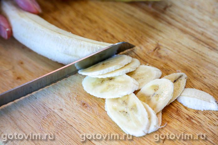 Блины с припеком из банана, Шаг 05