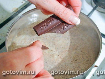 Блины с орехово-шоколадной начинкой, Шаг 04