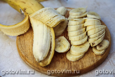 Блины с банановой начинкой, Шаг 01