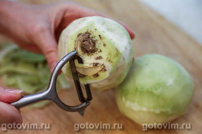 Картофельное пюре с капустой кольраби, Шаг 01