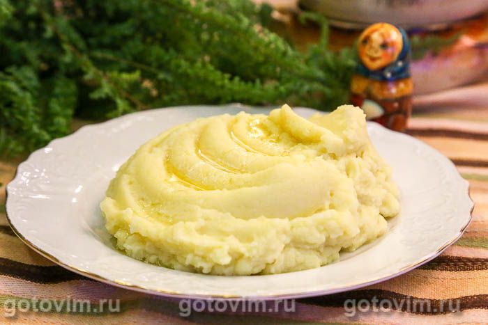 Картофельное пюре с капустой кольраби. Фотография рецепта
