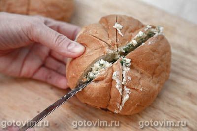 Теплые булочки с сыром и чесноком на завтрак, Шаг 05
