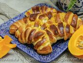 Булочки с заварным тыквенным кремом