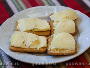 Бутерброды из печенья с сыром