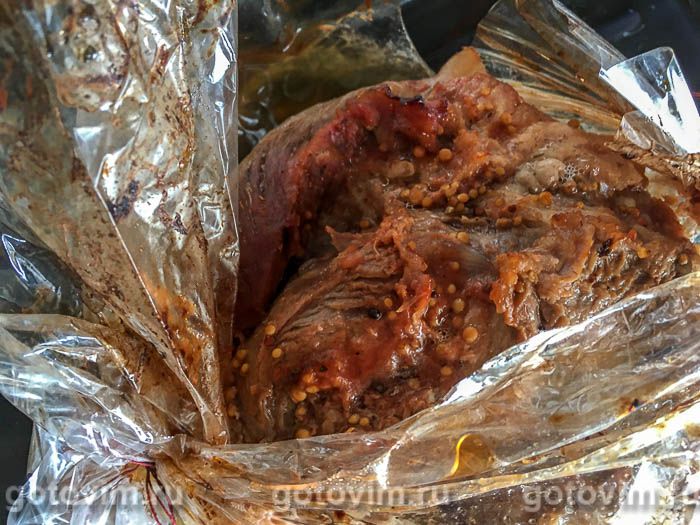 Буженина свинина запеченная в духовке в рукаве рецепт с фото пошагово