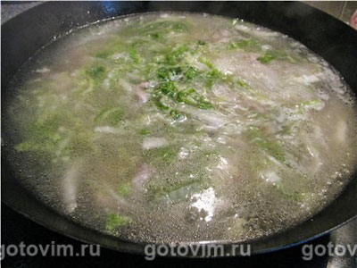 Китайский быстрый суп с фунчозой, Шаг 05