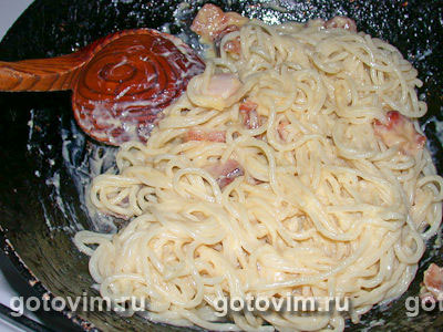 Спагетти а-ля карбонара, Шаг 03