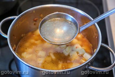 Суп корн чаудер с жареным беконом и кукурузой (Corn Chowder), Шаг 06