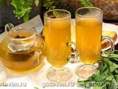 Чай ташкентский с лимоном и мёдом
