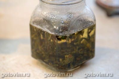 Холодный зеленый чай с липой и медом, Шаг 01