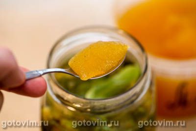 Холодный зеленый чай с липой и медом, Шаг 04