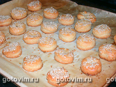 Сырное печенье с кунжутом, Шаг 05