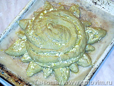 Сырный пирог «Ярило» на картофельном тесте, Шаг 11