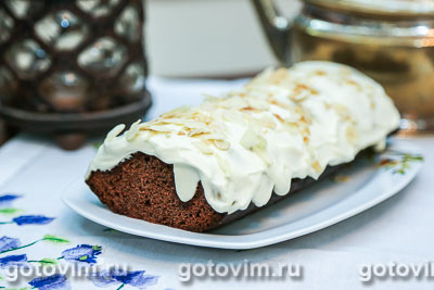 Фотография рецепта Черемуховый кекс с медом